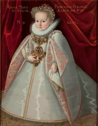 Portrait of Anna Maria Vasa (1593-1600), Daughter of King Sigismund III of Poland
